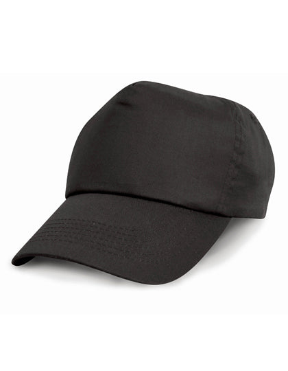 Junior Cotton Cap in Black, Größe One Size