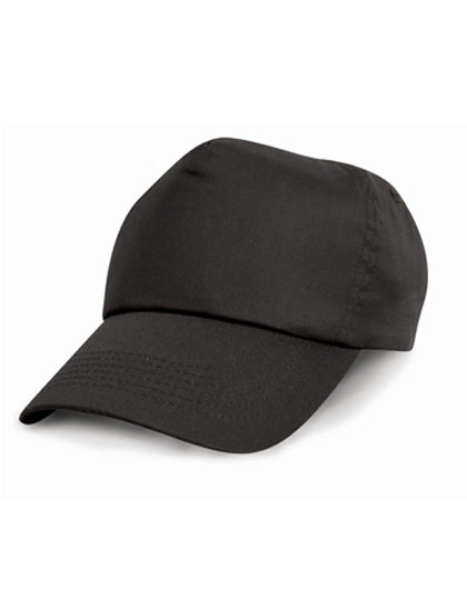 Cotton Cap in Black, Größe Wide