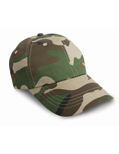 Heavy Cotton Drill Pro Style Cap in Camouflage, Größe One Size