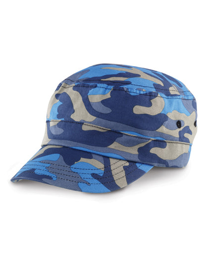 Urban Camo Cap in Indigo Camo, Größe One Size