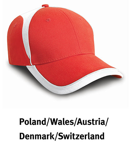 National Cap in Poland or Denmark Red, Größe One Size