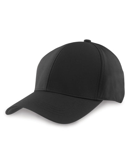 Tech Performance Soft Shell Cap in Black, Größe One Size