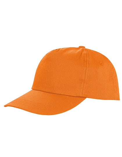 Houston 5-Panel Cap in Orange, Größe One Size