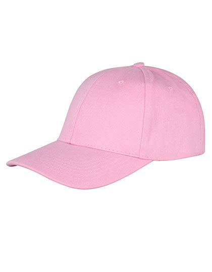 Memphis Brushed Cotton Low Profile Cap in Pink, Größe One Size