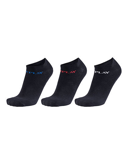In Liner Socks (3 Pair Banderole) in Black, Größe 43/46