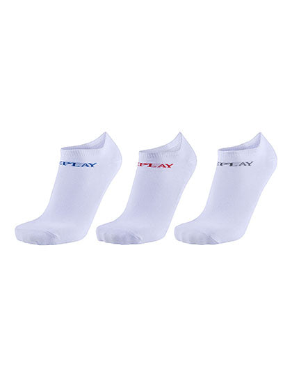 In Liner Socks (3 Pair Banderole) in White, Größe 43/46