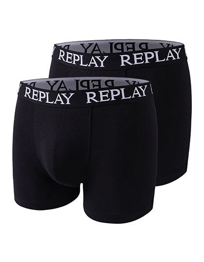 Men´s Boxer Short (2 Pair Box) in Black, Größe XXL