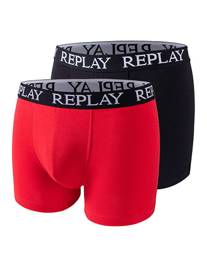 Men´s Boxer Short (2 Pair Box) in Red, Größe XXL