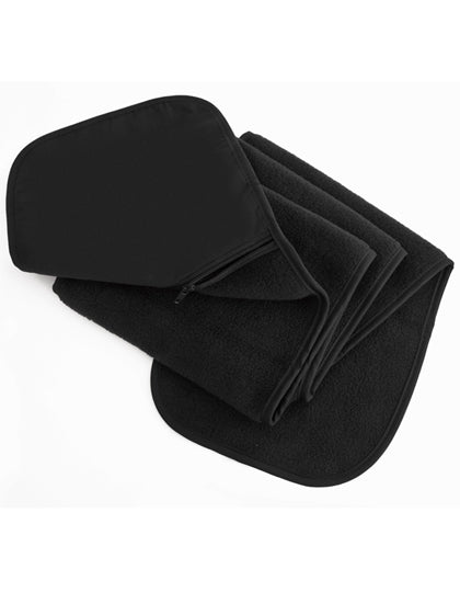 Polartherm™ Scarf With Zip Pocket in Black, Größe 140 x 20 cm