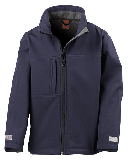 Junior Classic Soft Shell Jacket in Navy, Größe L (9-10)
