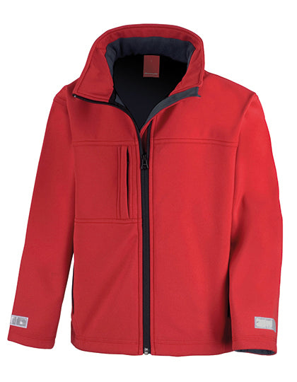 Youth Classic Soft Shell Jacket in Red, Größe XXL (13-14)