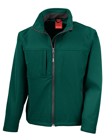Classic Soft Shell Jacket in Bottle, Größe 4XL