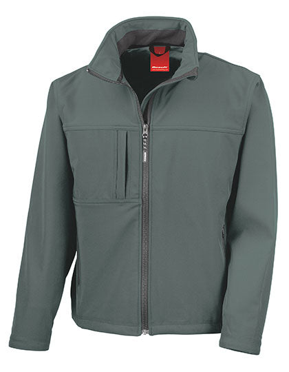 Classic Soft Shell Jacket in Grey, Größe 3XL