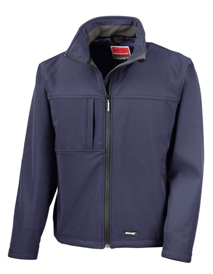 Classic Soft Shell Jacket in Navy, Größe 4XL