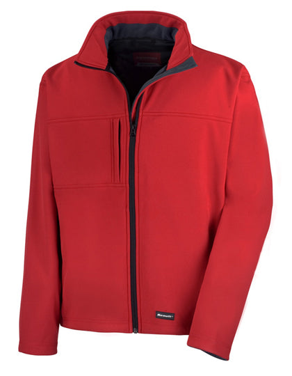 Classic Soft Shell Jacket in Red, Größe 3XL