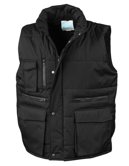 Lance Ripstop Bodywarmer in Black, Größe 3XL