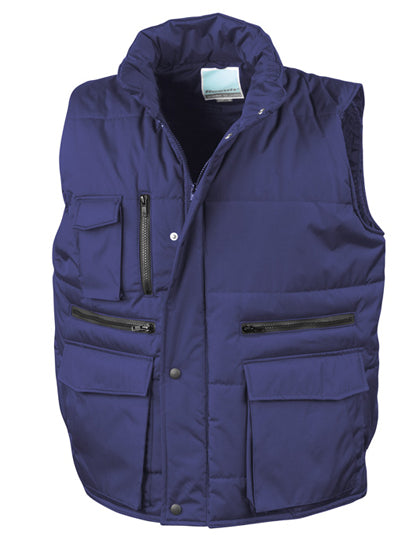 Lance Ripstop Bodywarmer in Royal, Größe 3XL