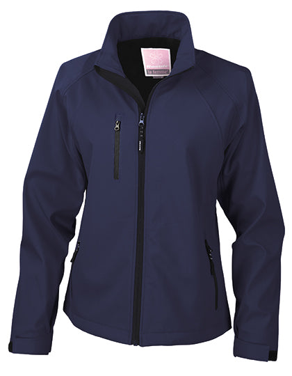 Women´s Base Layer Soft Shell Jacket in Navy, Größe XXL