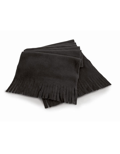 Polartherm™ Tassel Scarf in Black, Größe 155 x 25 cm