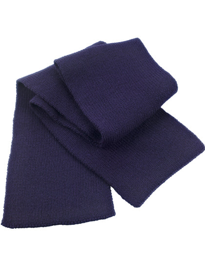 Classic Heavy Knit Scarf in Navy, Größe One Size