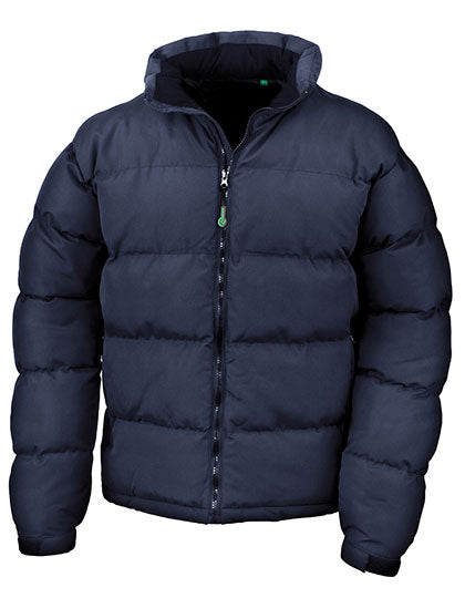 Men's Recycled Holkham Down Feel Jacket in Navy, Größe 3XL