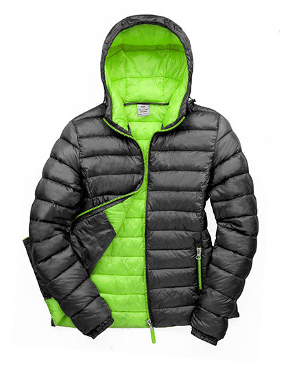 Women´s Snow Bird Hooded Jacket in Black, Größe XXL