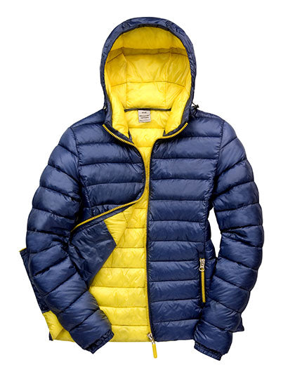 Women´s Snow Bird Hooded Jacket in Navy, Größe XXL