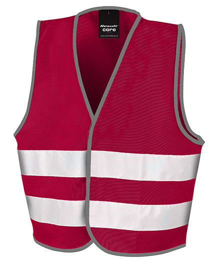Junior Safety Vest in Burgundy, Größe L (10-12)