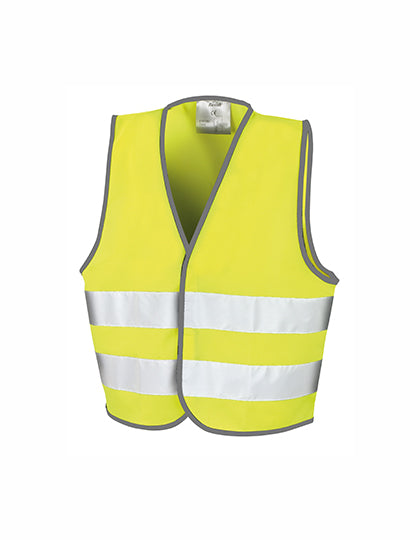 Junior Safety Vest in Fluorescent Yellow, Größe L (10-12)