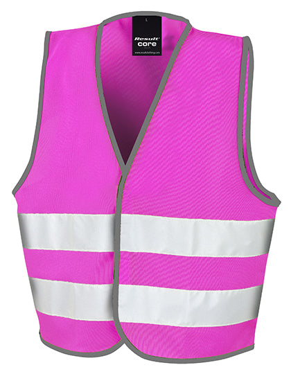 Junior Safety Vest in Pink, Größe L (10-12)