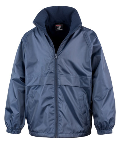 Junior Microfleece Lined Jacket in Navy, Größe L (9-10)