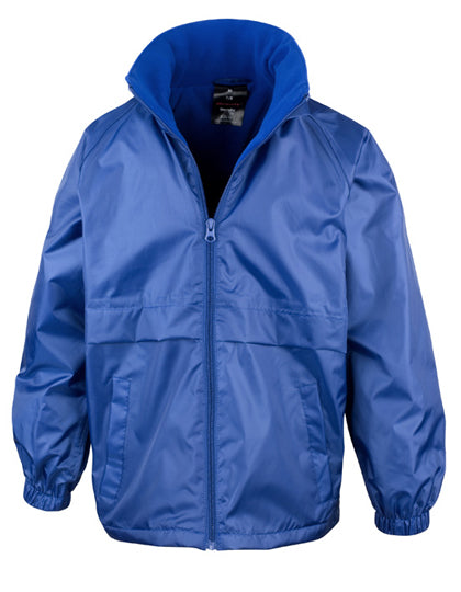 Junior Microfleece Lined Jacket in Royal, Größe L (9-10)