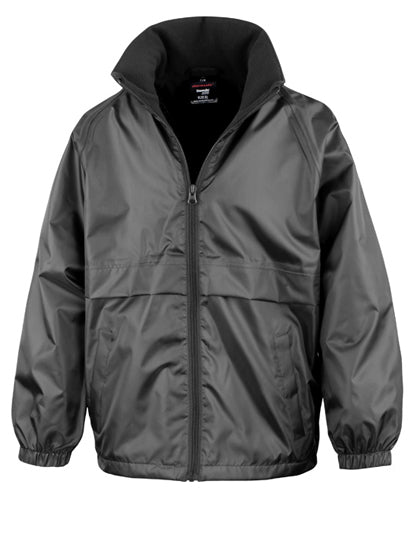 Youth Microfleece Lined Jacket in Black, Größe XXL (13-14)