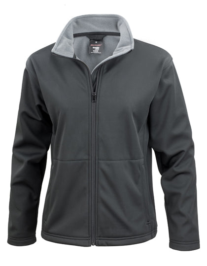 Women´s Softshell Jacket in Black, Größe XXL