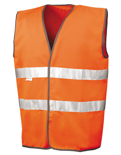 Motorist Safety Vest Using 3M™ in Fluorescent Orange, Größe XXL
