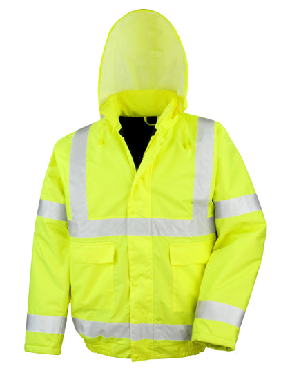 High Vis Winter Blouson in Fluorescent Yellow, Größe 4XL