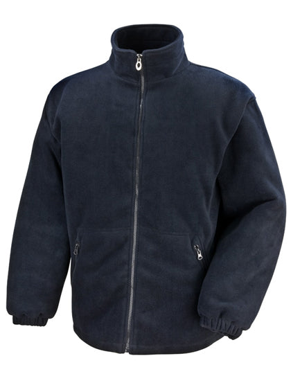 Polartherm™ Quilted Winter Fleece in Black, Größe 4XL