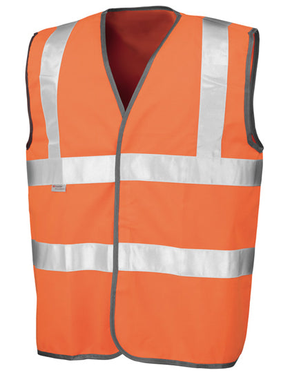 Safety Hi-Vis Vest Using 3M™ in Fluorescent Orange, Größe 3XL