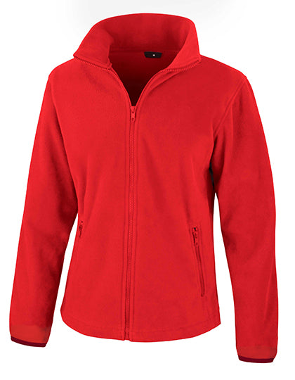 Womens Norse Outdoor Fleece Jacket in Flame Red, Größe XXL