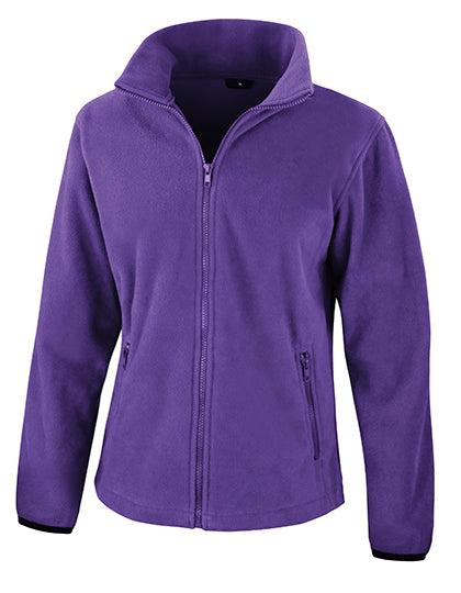 Womens Norse Outdoor Fleece Jacket in Purple, Größe XXL