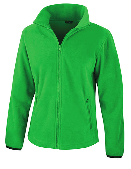 Womens Norse Outdoor Fleece Jacket in Vivid Green, Größe XXL