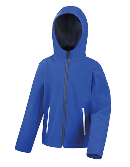 Youth TX Performance Hooded Soft Shell Jacket in Royal, Größe XXL (13-14)