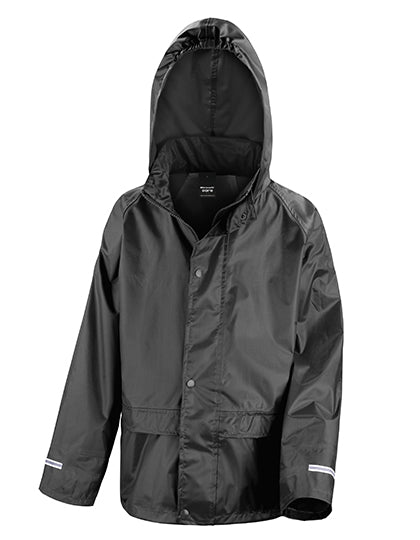 Junior Rain Jacket in Black, Größe XL (11-12)