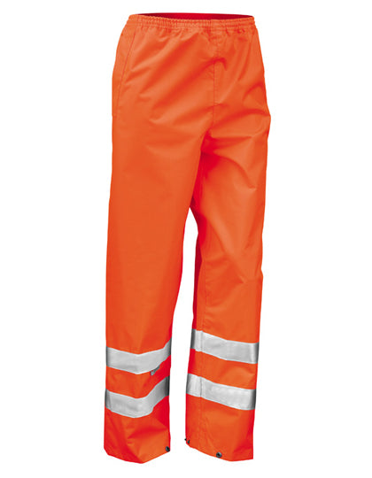 Safety High Vis Trouser in Fluorescent Orange, Größe XXL