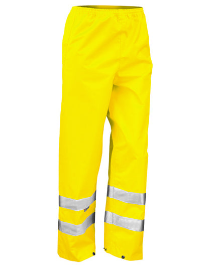 Safety High Vis Trouser in Fluorescent Yellow, Größe XXL