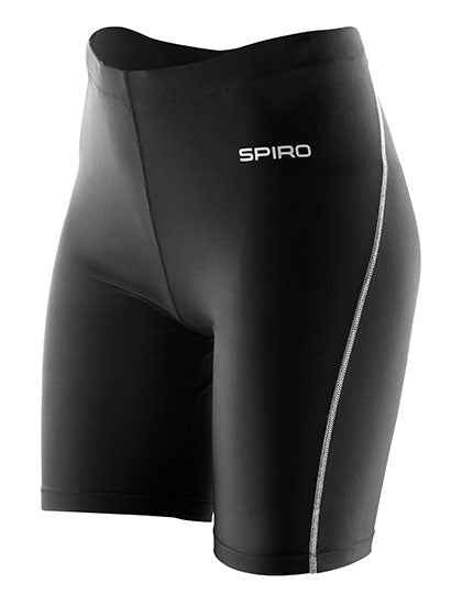 Women´s Bodyfit Base Layer Shorts in Black, Größe XL/XXL