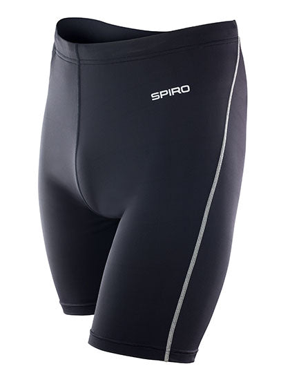 Men´s Bodyfit Base Layer Shorts in Black, Größe XL/XXL