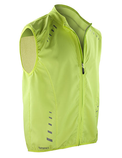 Bikewear Crosslite Gilet in Neon Lime, Größe XXL