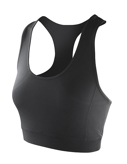 Women´s Impact Softex® Crop Top in Black, Größe XXL (18)