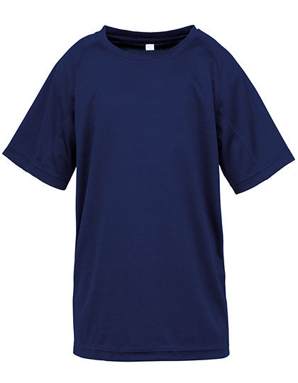 Junior Performance Aircool Tee in Navy, Größe L (9-10)